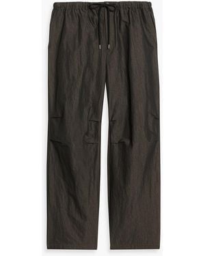 LE17SEPTEMBRE Twill Drawstring Trousers - Black