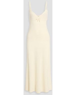 THE GARMENT Como Cutout Wool And Cashmere-Blend Midi Dress - White