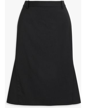 Theory Wool-blend Skirt - Black