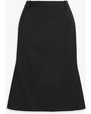 Theory Wool-blend Skirt - Black