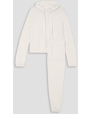 NINETY PERCENT Tencel-Blend Hoodie And Track Pants Set - Natural