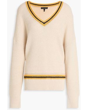 Rag & Bone Meghan Textured-Knit Jumper - Natural