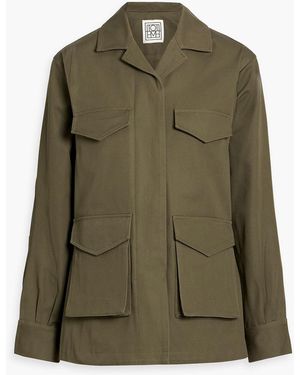 TOTEME Cotton-Twill Jacket - Green