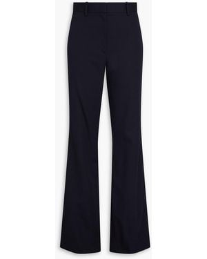 Nili Lotan Hose "corette" aus woll-twill mit geradem bein - Blau