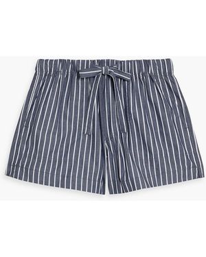 Alex Mill Montauk Striped Cotton Shorts - Blue