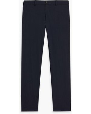 Theory Curtis Linen-Blend Pants - Blue
