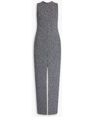 Missoni Cotton-Blend Tweed Maxi Dress - Gray