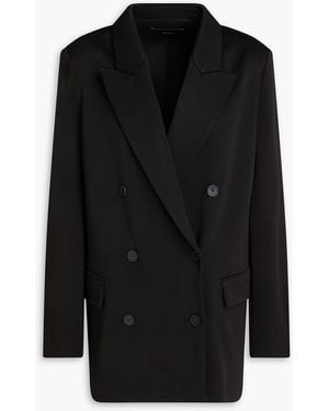 JOSEPH Chapone Double-Breasted Ottoman Blazer - Black
