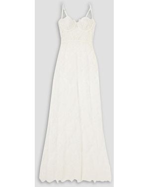 I.D Sarrieri A Night In Marrakech Underwired Chantilly Lace Nightdress - White