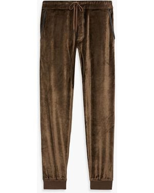 Tom Ford Velour Sweatpants - Brown