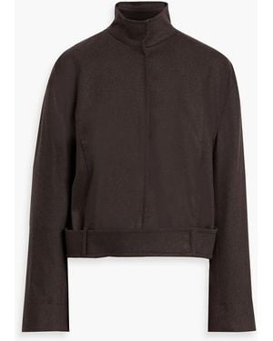Loulou de Saison Faes Wool-Blend Jacket - Black