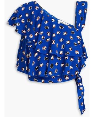 Diane von Furstenberg ‘Chase’ Top - Blue