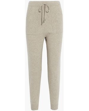 Jonathan Simkhai Mélange Knitted Track Pants - Natural