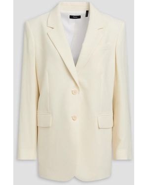 Theory Crepe Blazer - Natural
