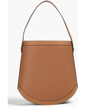 SAVETTE Leather Shoulder Bag - Brown