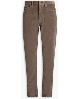 Rag & Bone Fit 2 Slim-fit Cotton-blend Corduroy Trousers - Brown