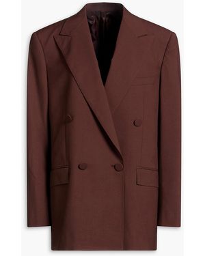 ARMARIUM Amedeo Double-breasted Wool Blazer - Brown