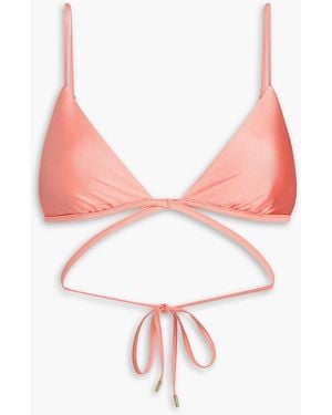 Jonathan Simkhai Triangel-bikini-oberteil - Pink