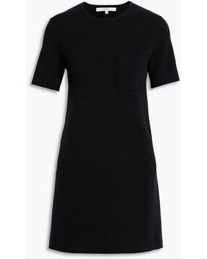 Tibi Cashmere-blend Mini Dress - Black