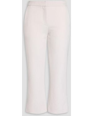 Marni Wool-Blend Twill Kick-Flare Trousers - White