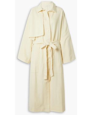 Co. Natural World Oversized Wool-twill Trench At