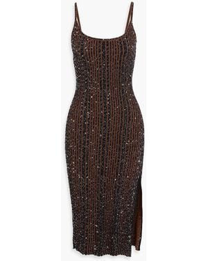 Missoni Sequin-Embellished Ribbed-Knit Dress in Blue | Lyst Missoni Sequin-Embellished Ribbed-Knit Dress in Blue | Lyst