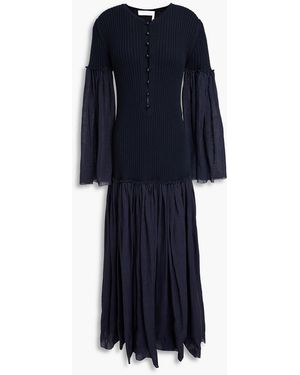 【Chloe】リブニットウールアンドカシミヤ maxiドレス CHLOE Cashmere Knit Dress | Pickle
