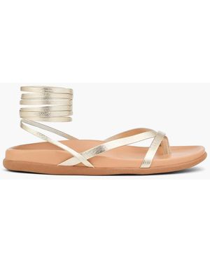 Ancient Greek Sandals Glykeria Leather Sandals - White