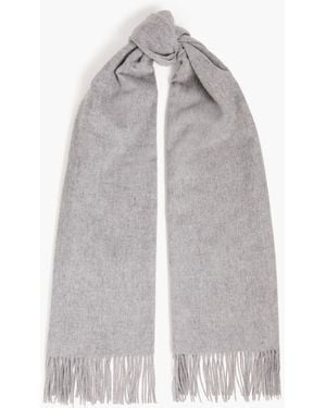 Claudie Pierlot Wollschal mit fransen - Grau