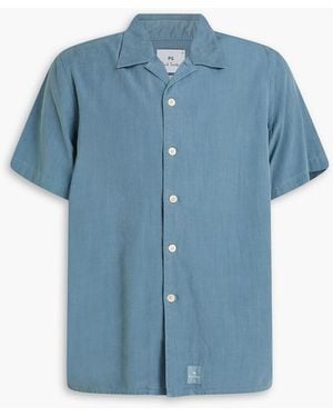 Paul Smith Hemd aus einer lyocell-baumwollmischung - Blau