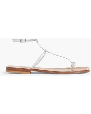 Johanna Ortiz Maze Trek Leather Sandals - White
