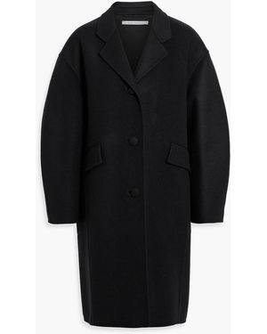 Another Tomorrow Wool-Felt Coat - Black