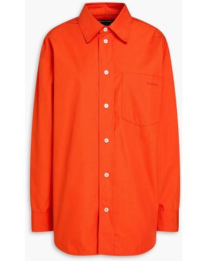 MERYLL ROGGE Poplin Shirt - Orange