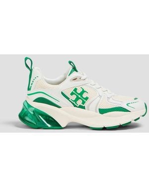 Tory Burch Good Luck Mesh Trainers - Green