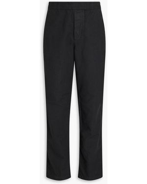 James Perse Cotton And Hemp-blend Pants - Black