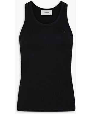 Coperni Cotton And Modal-blend Jersey Tank - Black