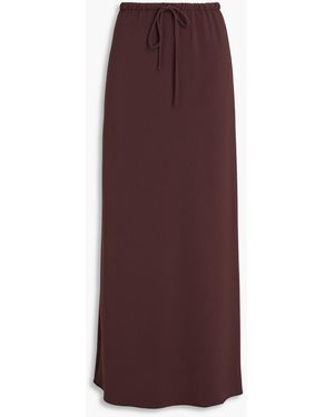 A.Emery Benton Crepe Maxi Skirt - Purple