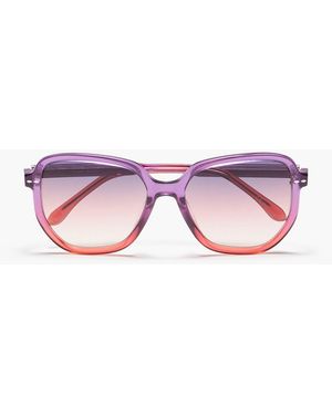 Isabel Marant Sienna Hexagon-frame Acetate Sunglasses - Pink