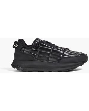 dunhill Aerial Gt Quilted Leather Sneakers - Black