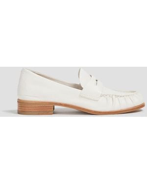 Rag & Bone Loafers "sid" aus strukturiertem leder - Weiß