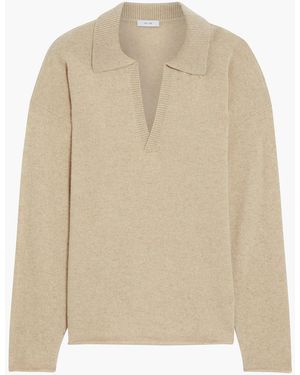 Iris & Ink Sidonie Cashmere Sweater - Natural