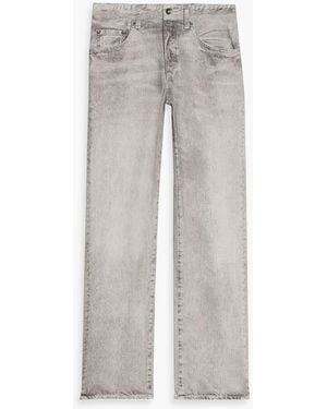 Rag & Bone Fit 4 Miramar Denim-Effect Print Cotton Pants - Gray