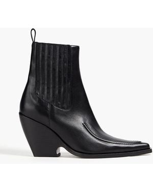 Rejina Pyo Sidney Leather Ankle Boots - Black