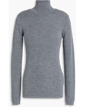A.Emery Wynter Merino Wool Turtleneck Jumper - Grey