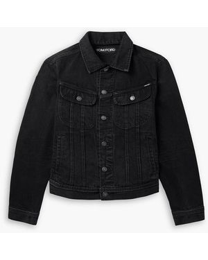 Tom Ford Icon Denim Jacket - Black