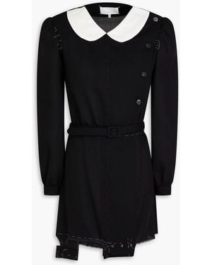 Maison Margiela Twill Mini Dress - Black