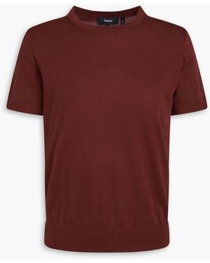 Theory Merino Wool Top - Red