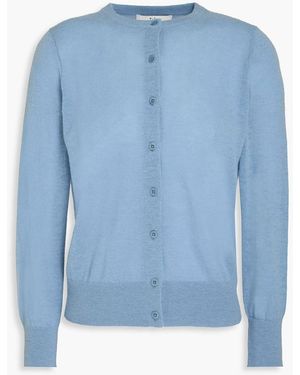 Tibi Wool-blend Cardigan - Blue