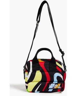 PUCCI Quilted Printed Shell Camera Bag - Red
