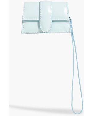 Jacquemus Le Porte Bambino Leather Airpods Case - Blue
